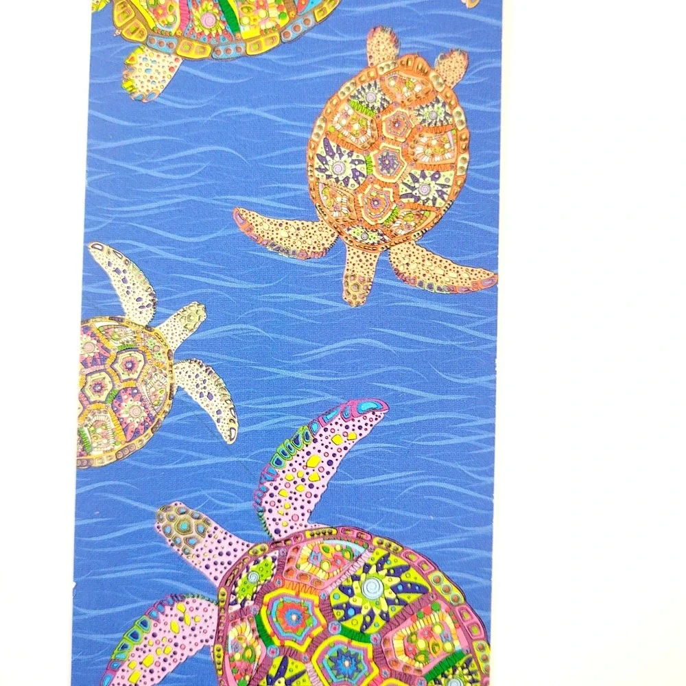 Vintage Y2K mosaic Sea turtles Bookmark Earth Day, WWF World Wildlife, WFRE45685